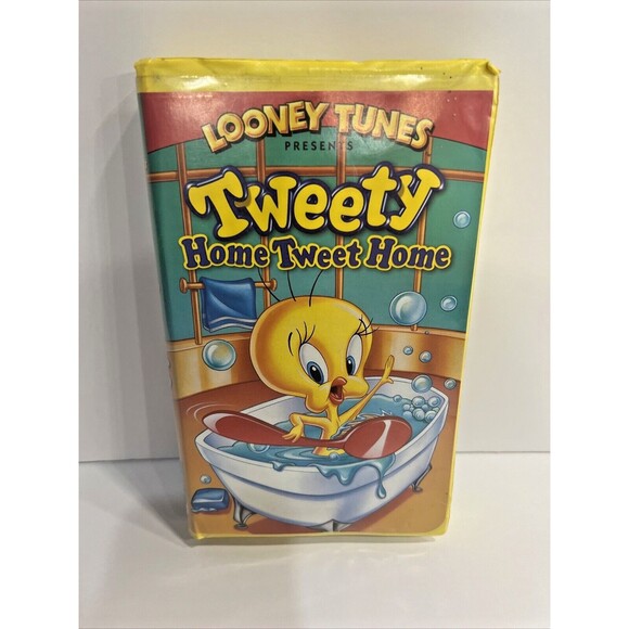Tweety - Home Tweet Home (VHS, 1999) Looney Tunes, Clamshell Case, Vintage - Picture 1 of 6